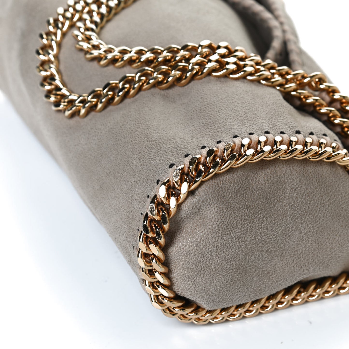 Mini Falabella Fold Over Tote Clotted Cream