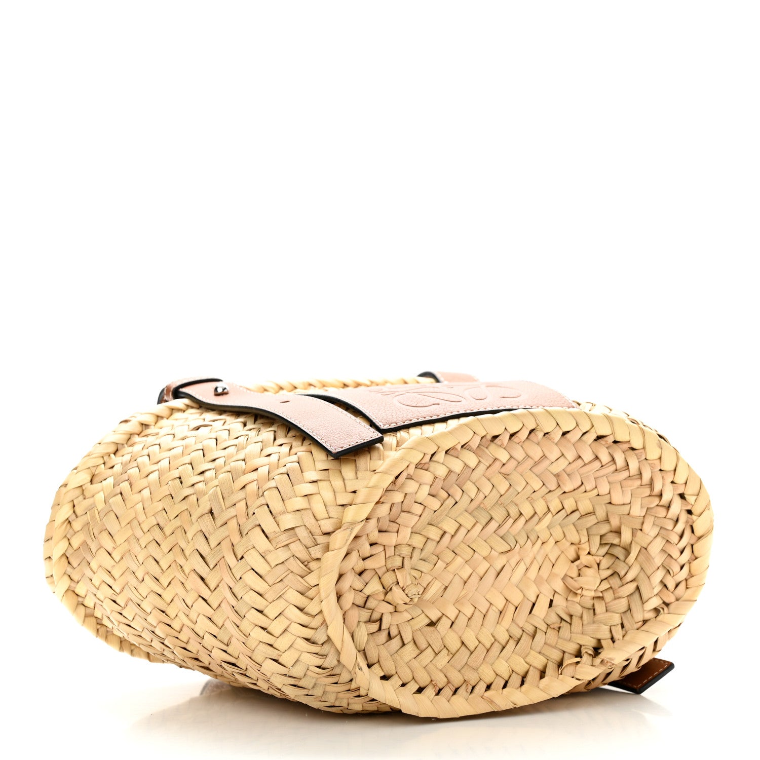 Loewe Raffia Small Basket Tote Bag Natural Tan 4 of 11