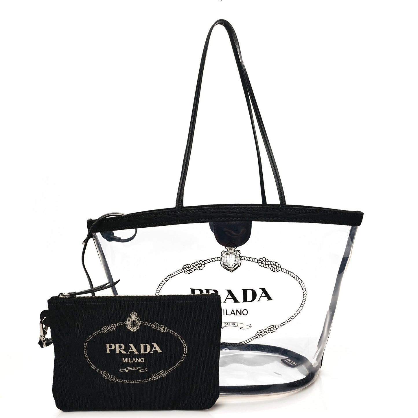 PVC Canapa Tote Black