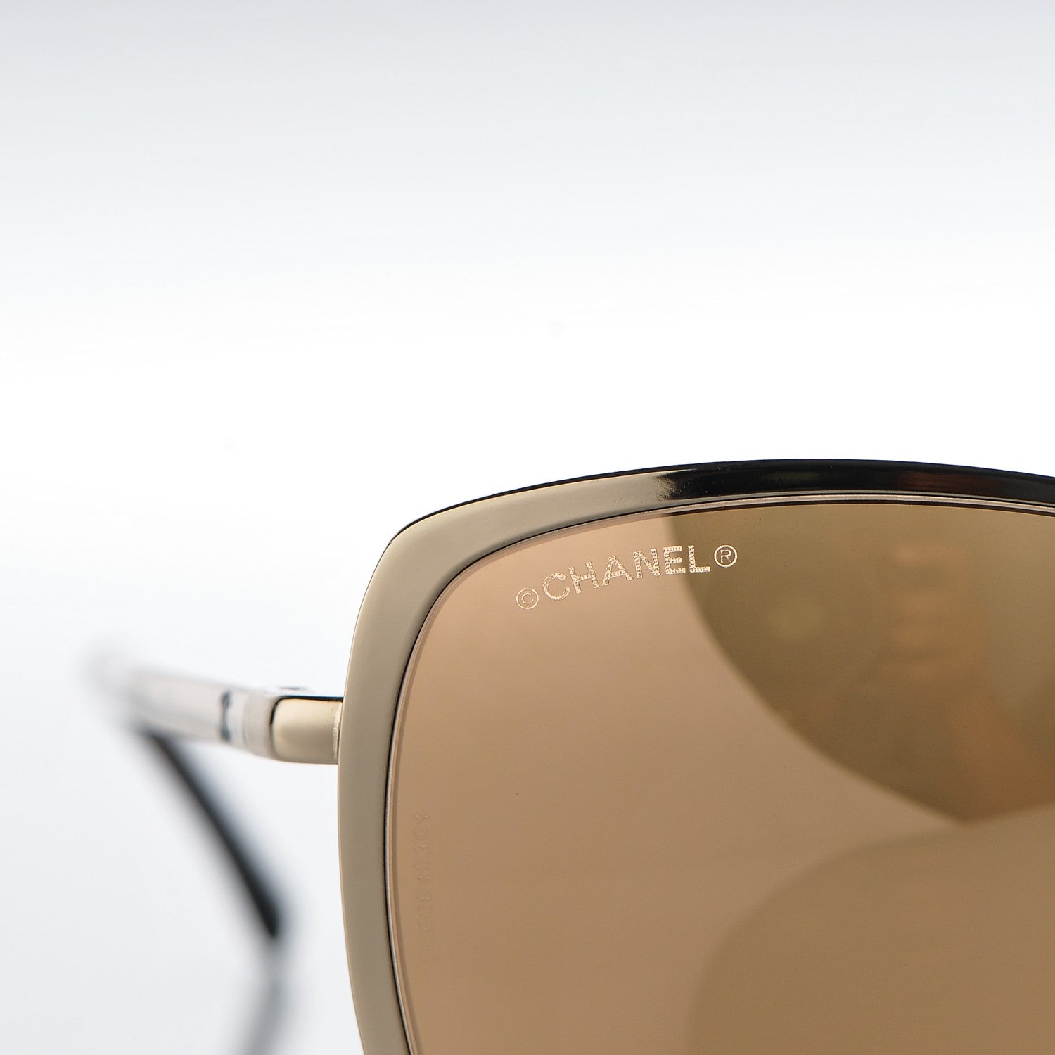 Chanel Metal Pilot Summer Sunglasses 4224 Gold 7 of 8