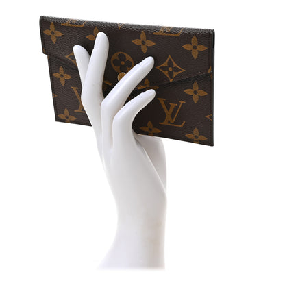 Louis Vuitton Monogram Daily Organizer Envelope Insert Black 2 of 6