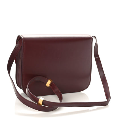 Celine Box Calfskin Medium Classic Box Flap Bag Burgundy 2 of 8