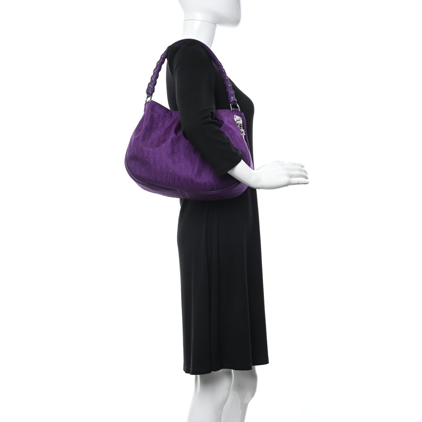 Nylon Monogram Lovely Hobo Purple