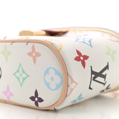 Louis Vuitton LV x TM Monogram Multicolor Vanity Chain Pouch White 9 of 10