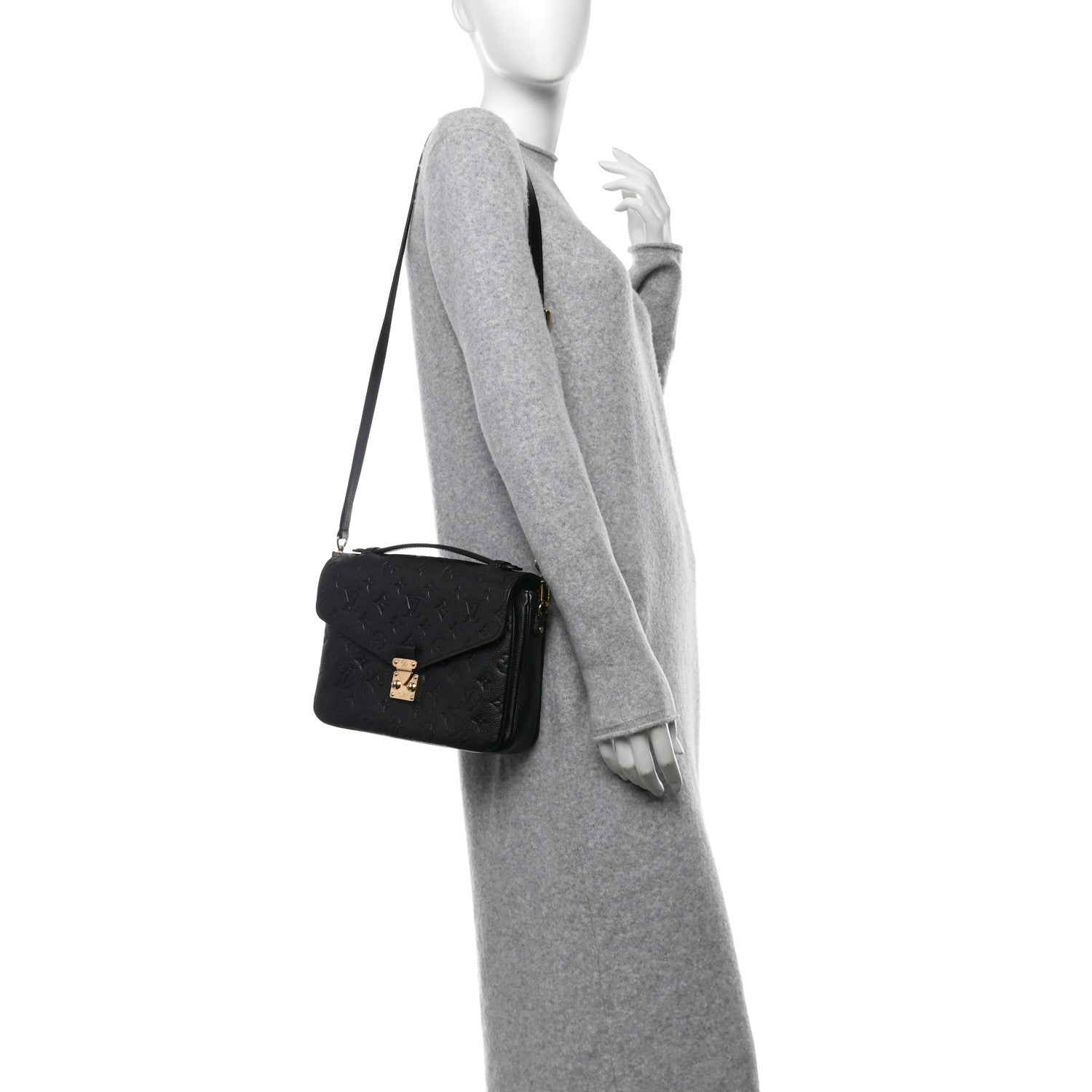 Louis Vuitton Empreinte Pochette Metis Black 2 of 10