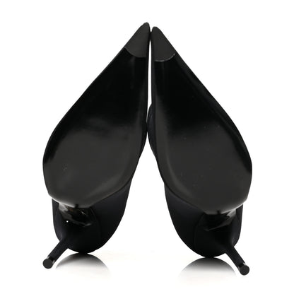 Balenciaga Jersey Crepe Extreme Pointed Toe Knife Booties 36 Black 5 of 6