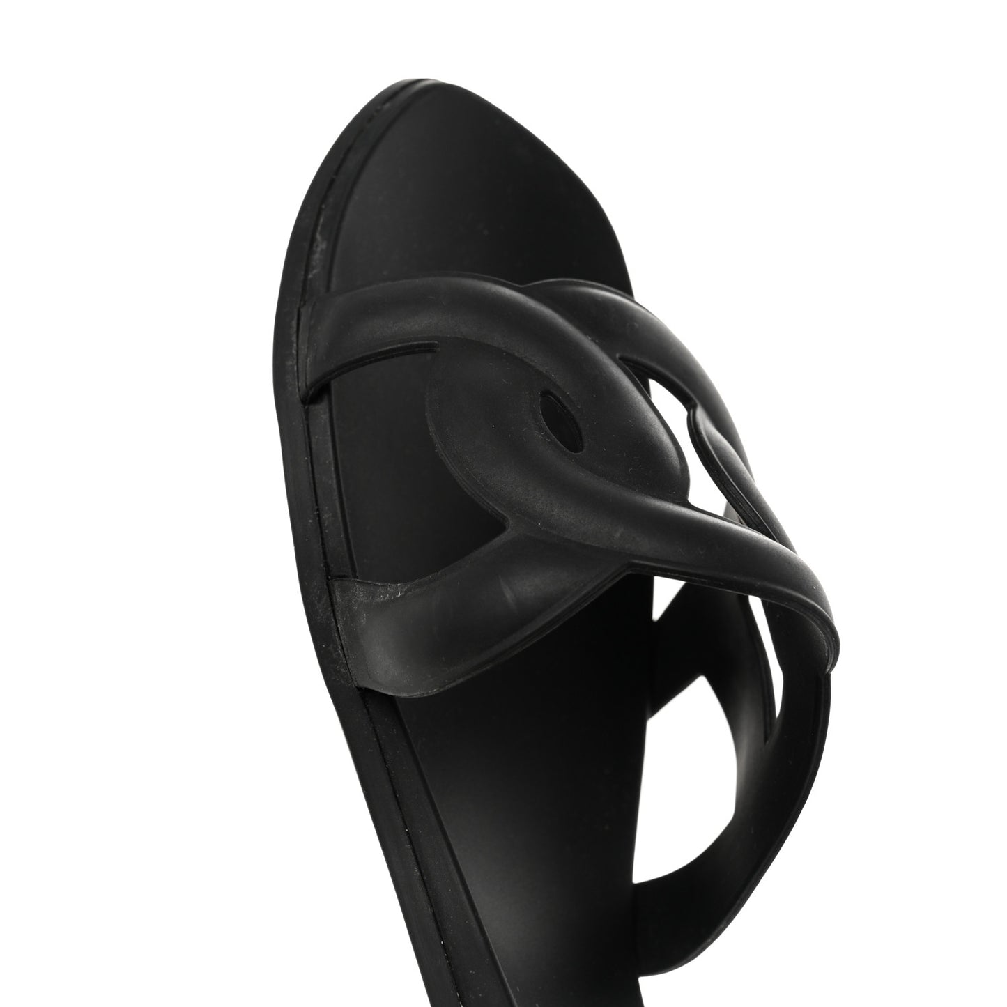 Rubber Aloha Sandals 36 Black