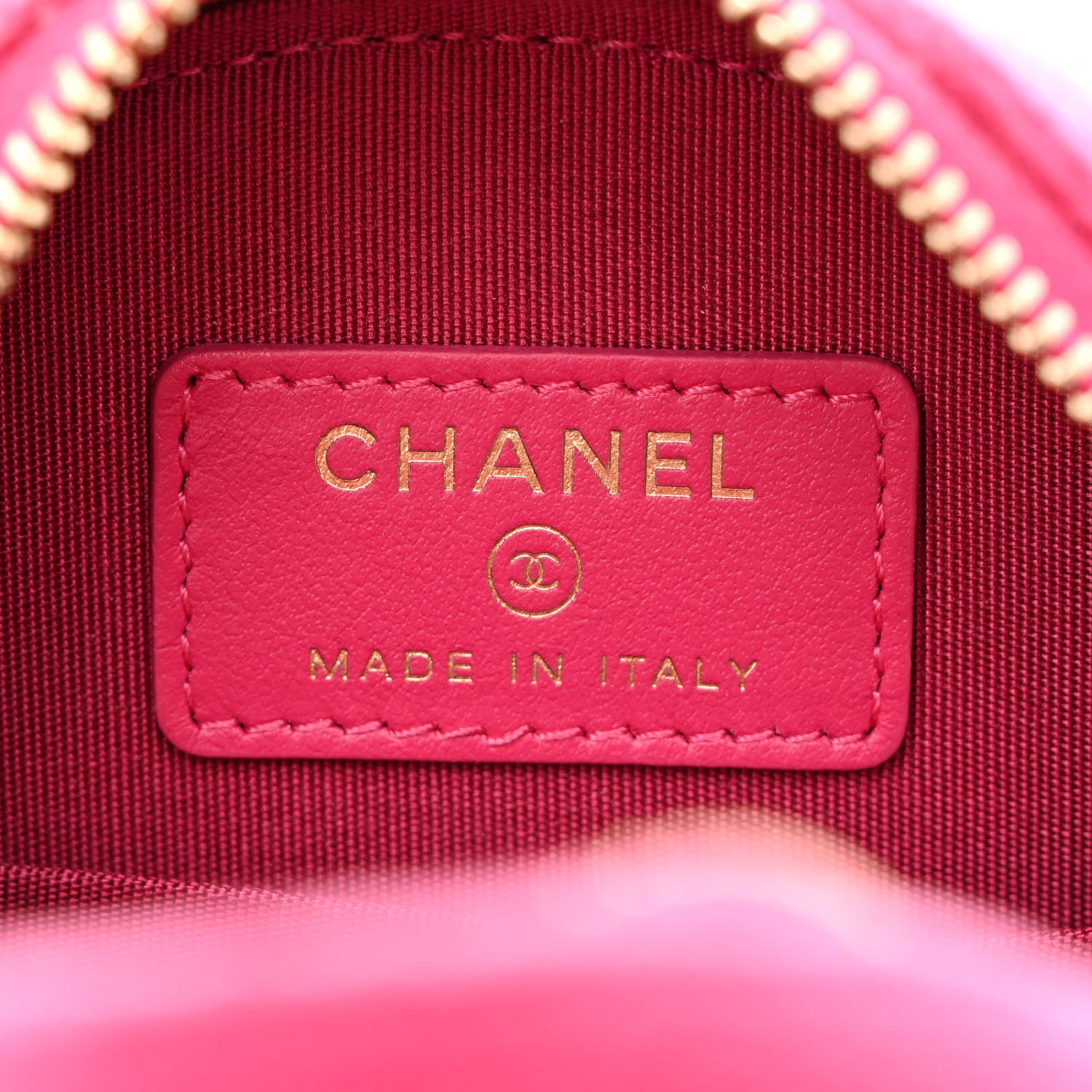 Chanel Velvet Round Quilted Pearl Crush Clutch With Chain Pink 6 of 11