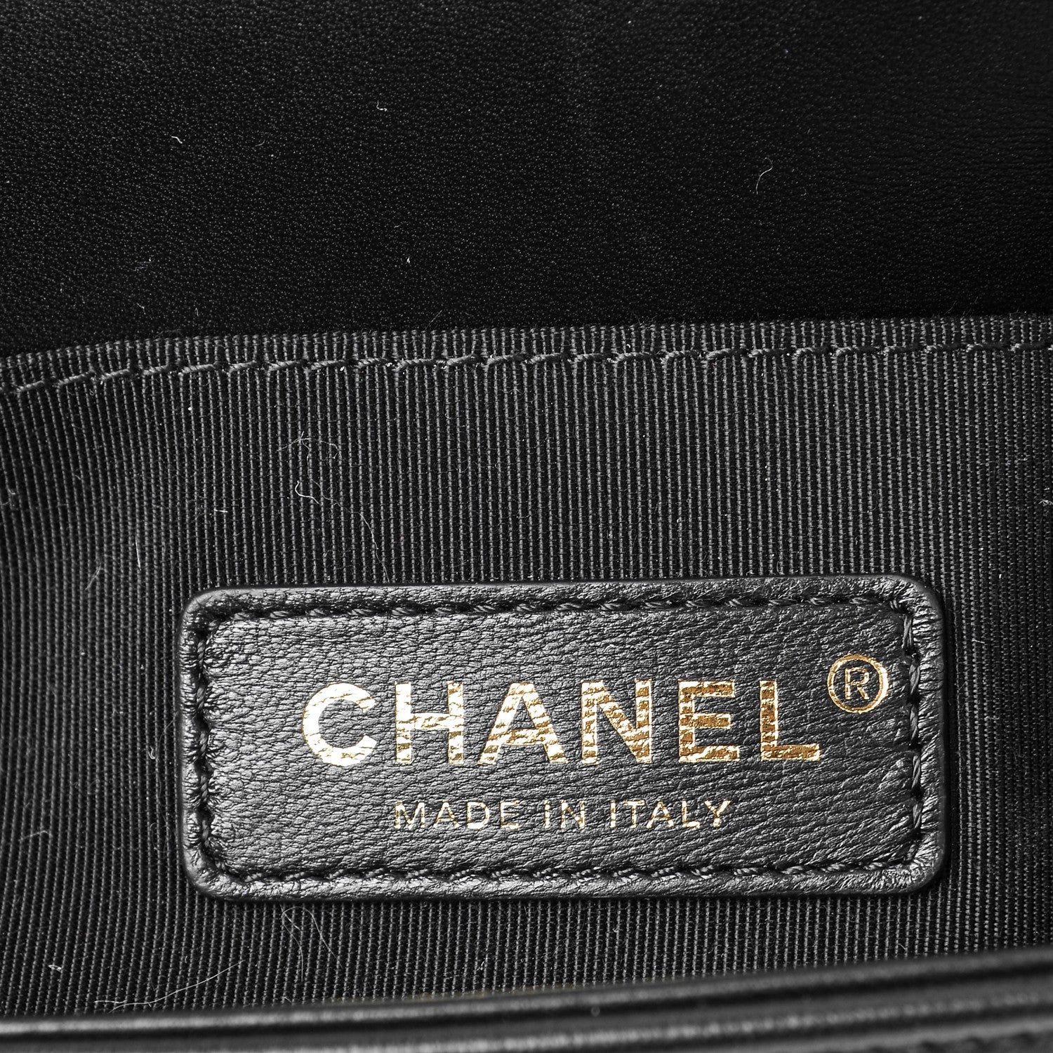 Chanel Velvet Chevron Quilted Small Boy Flap Black 7 of 9