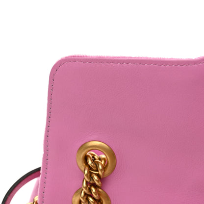 Gucci Velvet Matelasse Marquise Crystals Embroidered Small GG Marmont Shoulder Bag Malva 9 of 12