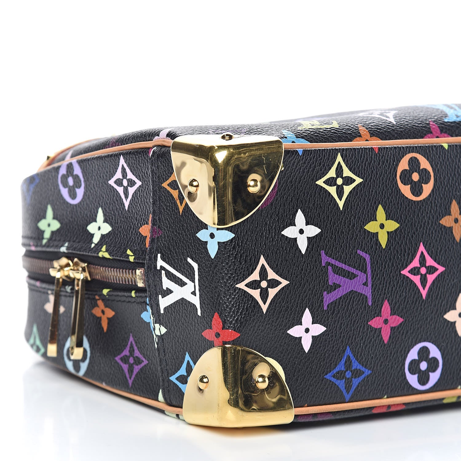 Louis Vuitton Monogram Multicolor Trouville Black 5 of 12