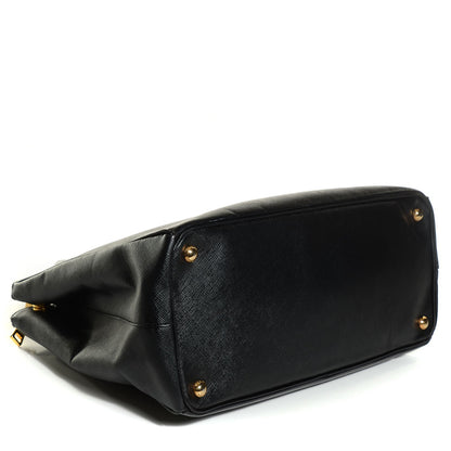 Prada Saffiano Large Galleria Double Zip Tote Black 4 of 10