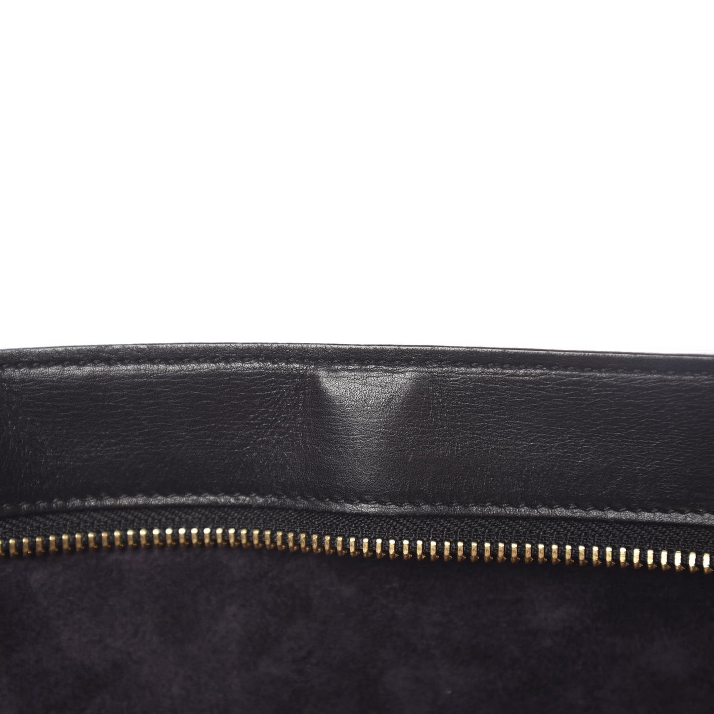 Smooth Calfskin Medium Trapeze Black