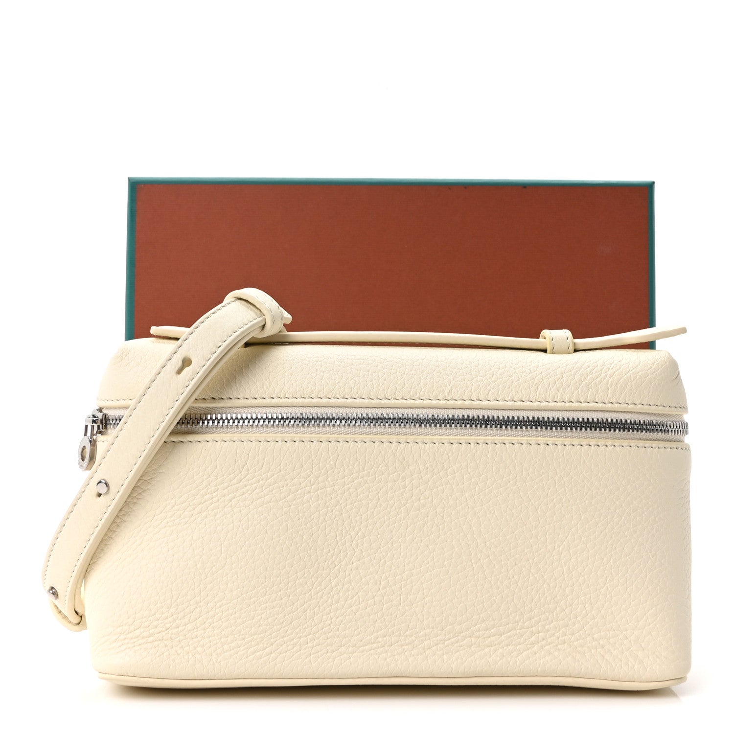 Loro Piana Tender Calfskin L19 Extra Pocket Pouch Whisper White 9 of 9