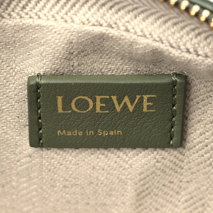 Loewe Jacquard Anagram Calfskin Amazona Nano Avocado Green 5 of 9