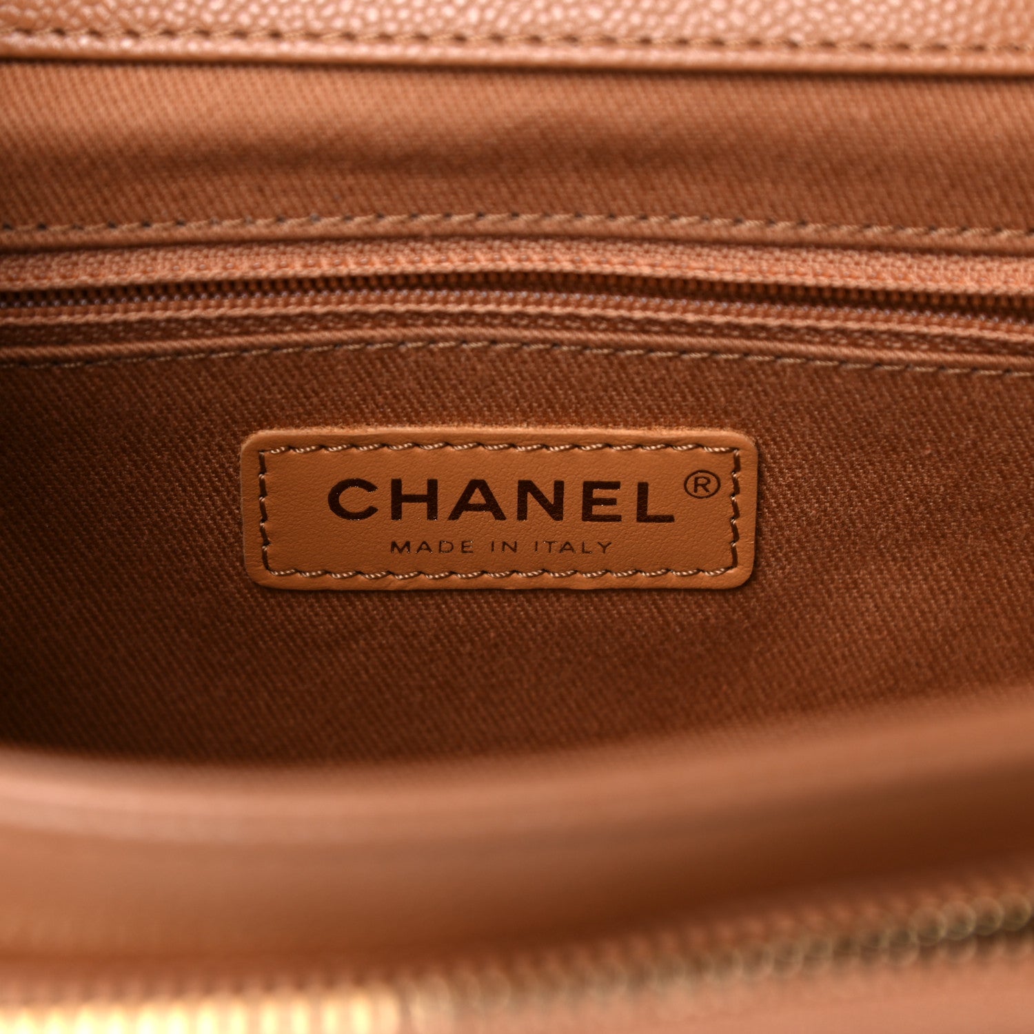 Chanel Caviar Quilted Small Business Affinity Flap Camel 6 of 9