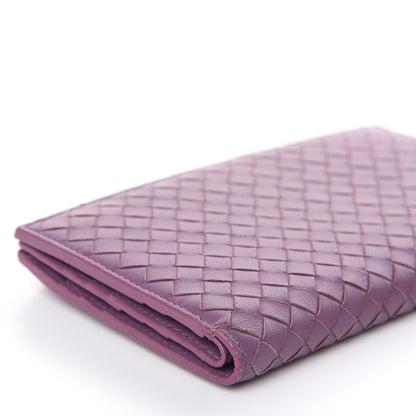 Bottega Veneta Nappa Intrecciato Flap Wallet Purple 8 of 12