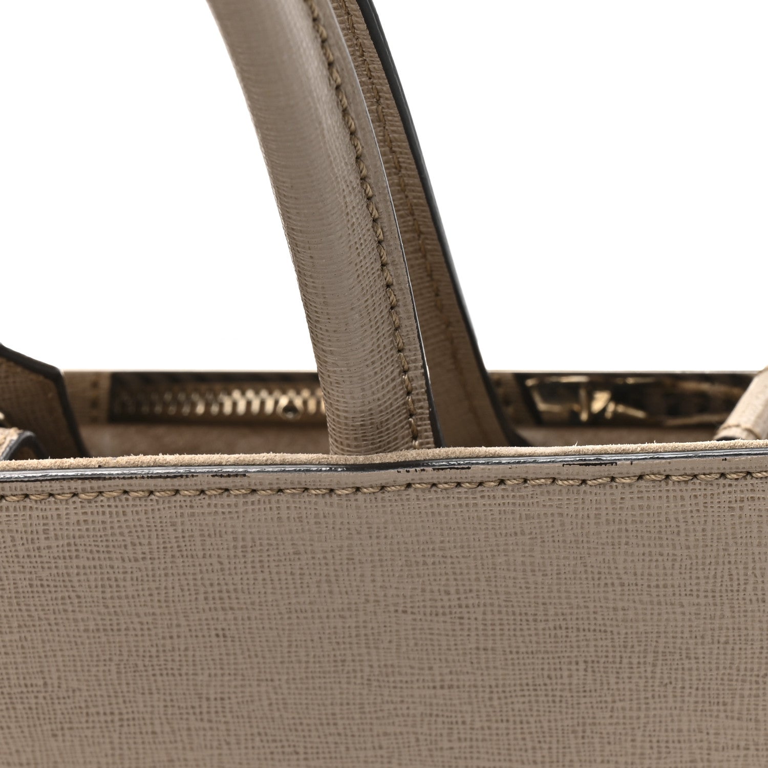 Fendi Vitello Elite Regular 2Jours Tote Tortora 17 of 17