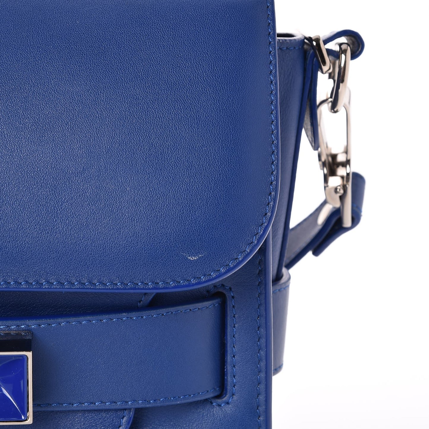Smooth Calf PS11 Classic Shoulder Bag Royal Blue