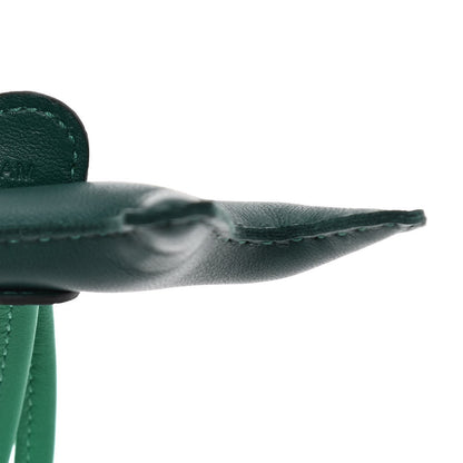 Hermes Milo Lambskin Matte Alligator Touch Grigri Rodeo Horse Bag Charm PM Malachite Menthe Bleu Brume Very Jade 4 of 6