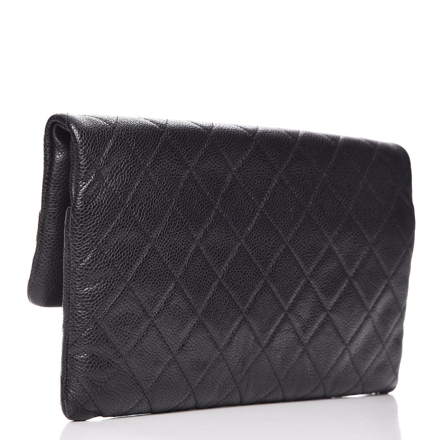 Chanel Caviar Quilted CC Beauty Clutch Black 3 of 9