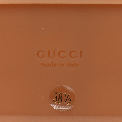Gucci Monogram Jumbo GG Angelina Platform 55mm Slide Sandals 38.5 Beige Perfect Pink 7 of 8