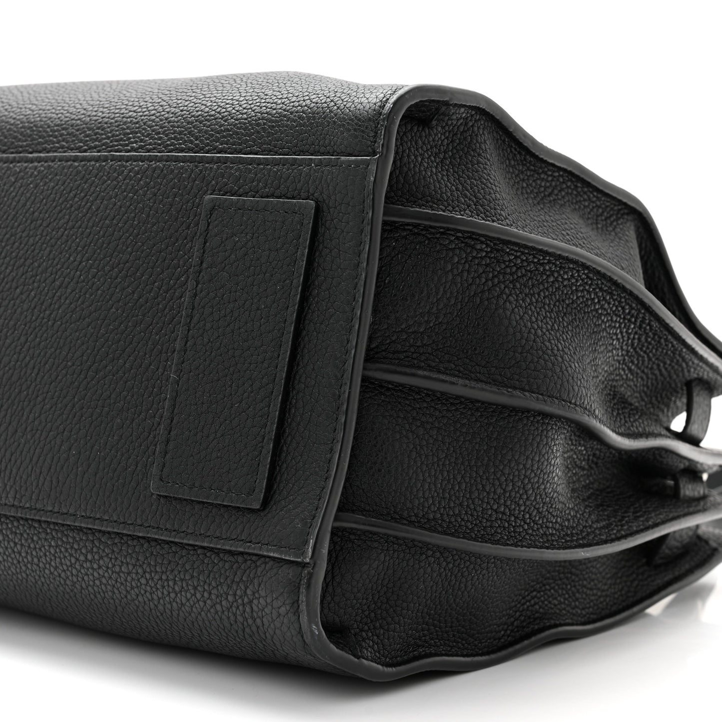 Grained Calfskin Small Supple Sac De Jour Black