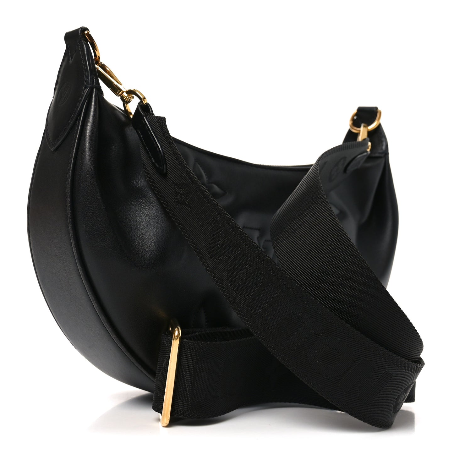 Calfskin Bubblegram Over The Moon Black