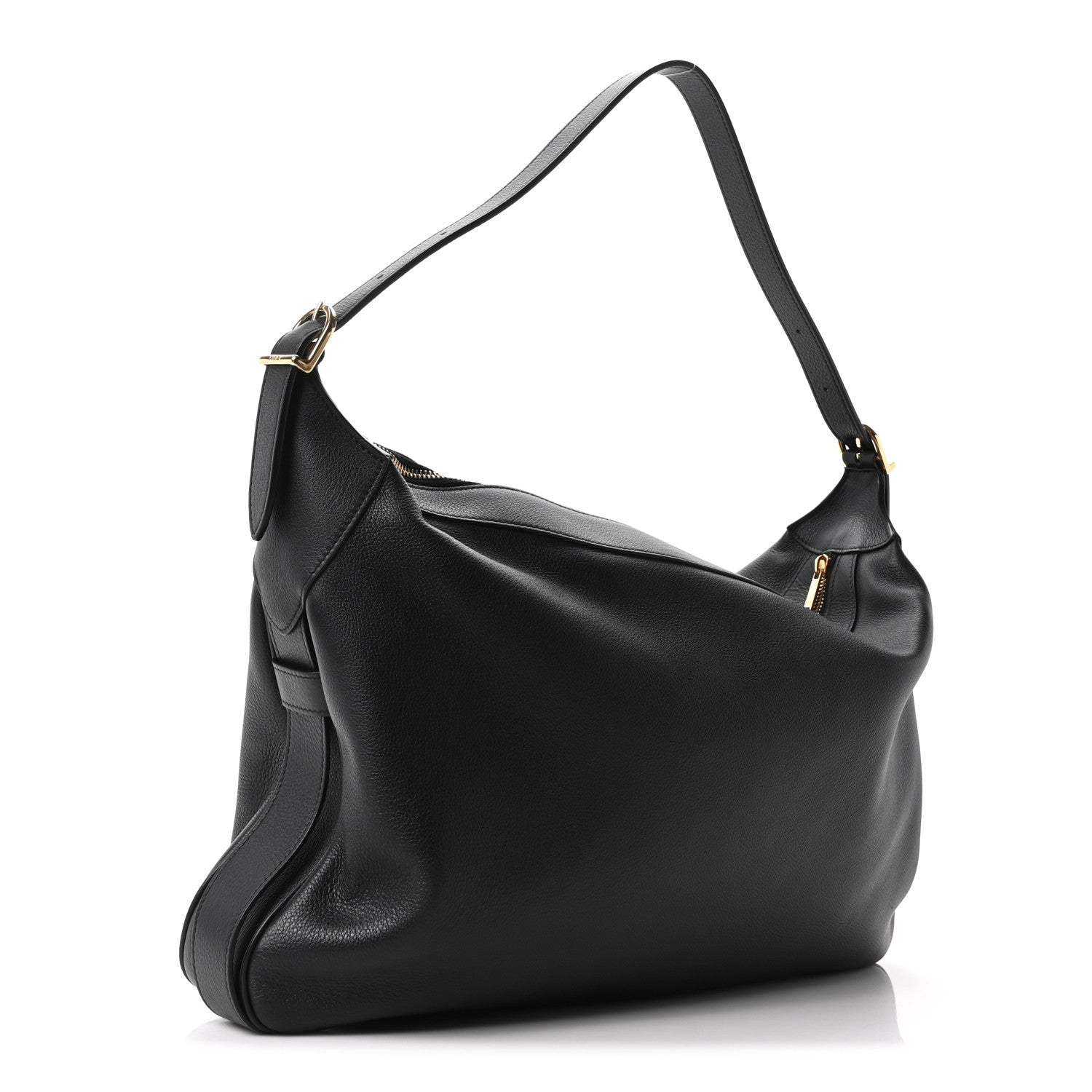 Celine Supple Calfskin Large Romy Shoulder Bag Black 3 of 11