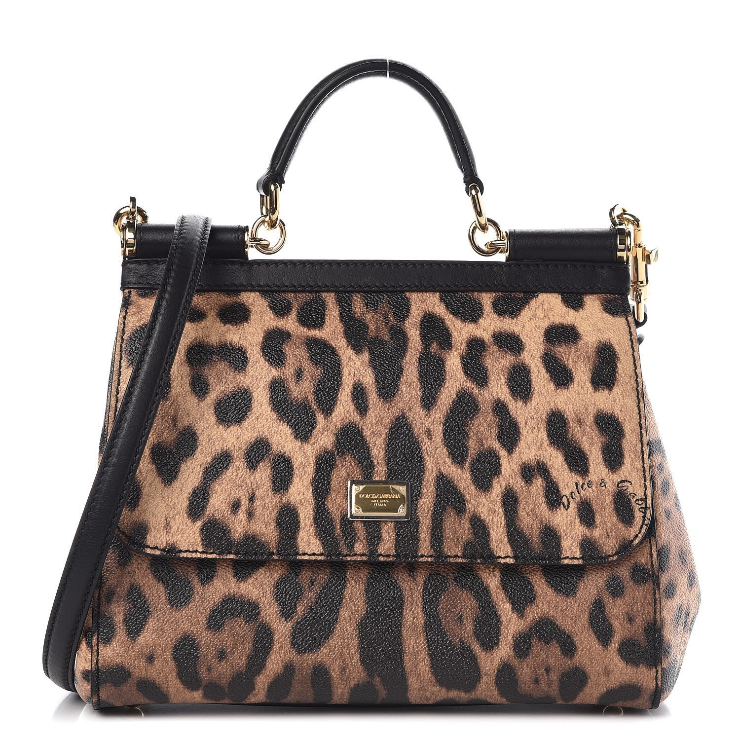 Dolce & Gabbana Leo Crepe Medium Miss Sicily Satchel Naturale 1 of 7