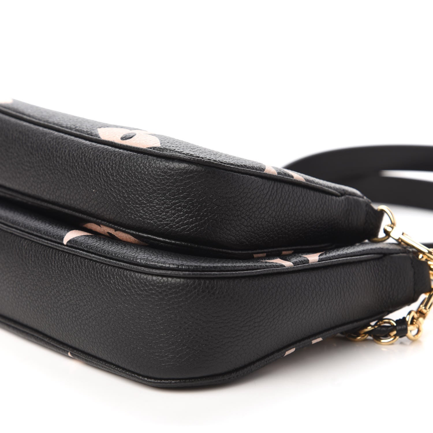 Louis Vuitton Empreinte Monogram Giant Multi Pochette Accessories Black Beige 8 of 10