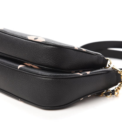 Louis Vuitton Empreinte Monogram Giant Multi Pochette Accessories Black Beige 8 of 10