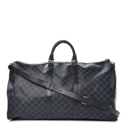 Louis Vuitton Damier Cobalt Keepall Bandouliere 55 1 of 10