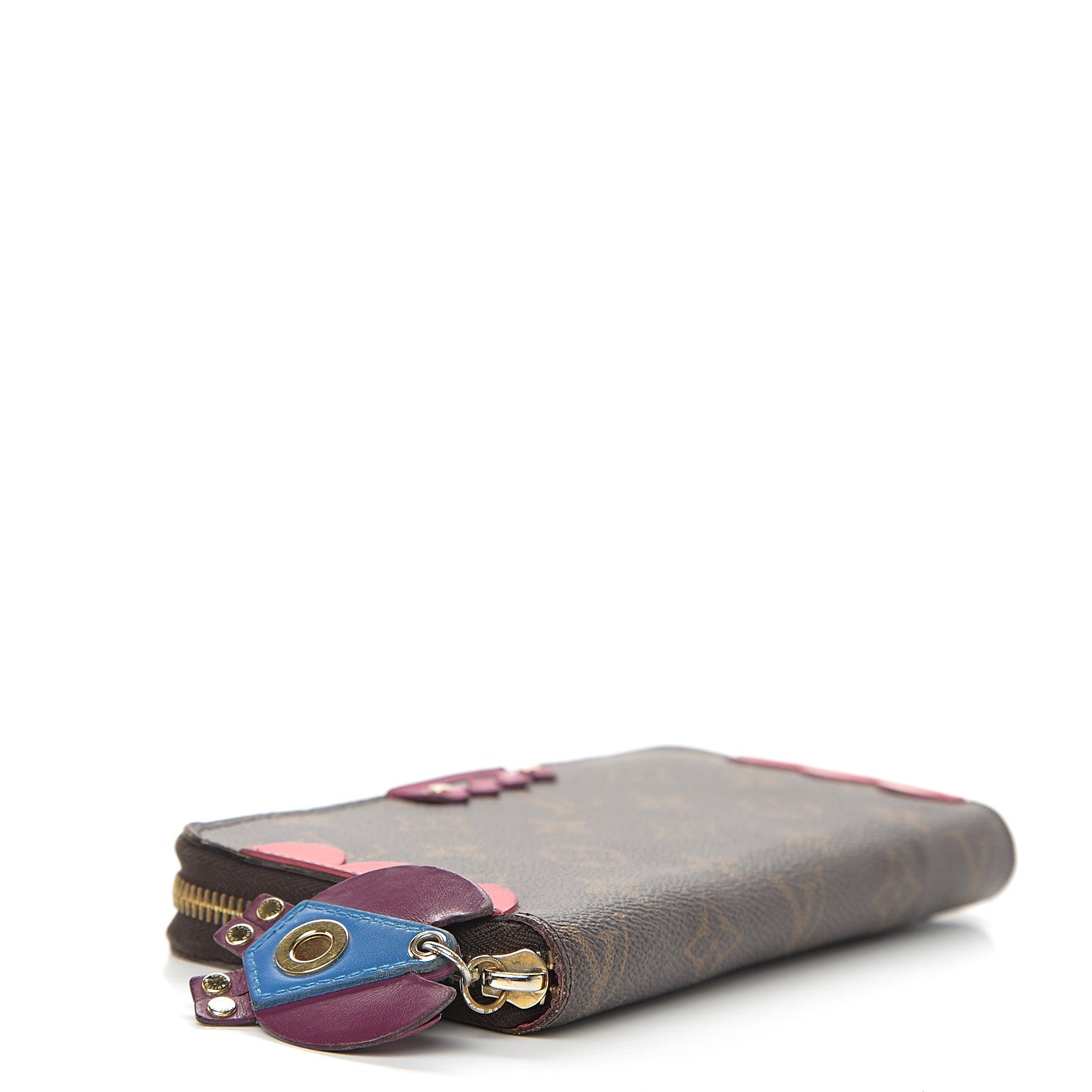 Louis Vuitton Monogram Totem Zippy Wallet Flamingo 3 of 5