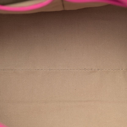 Alexander McQueen Pebbled Calfskin Small Skull Padlock Zip Around Tote Bouganville 5 of 18