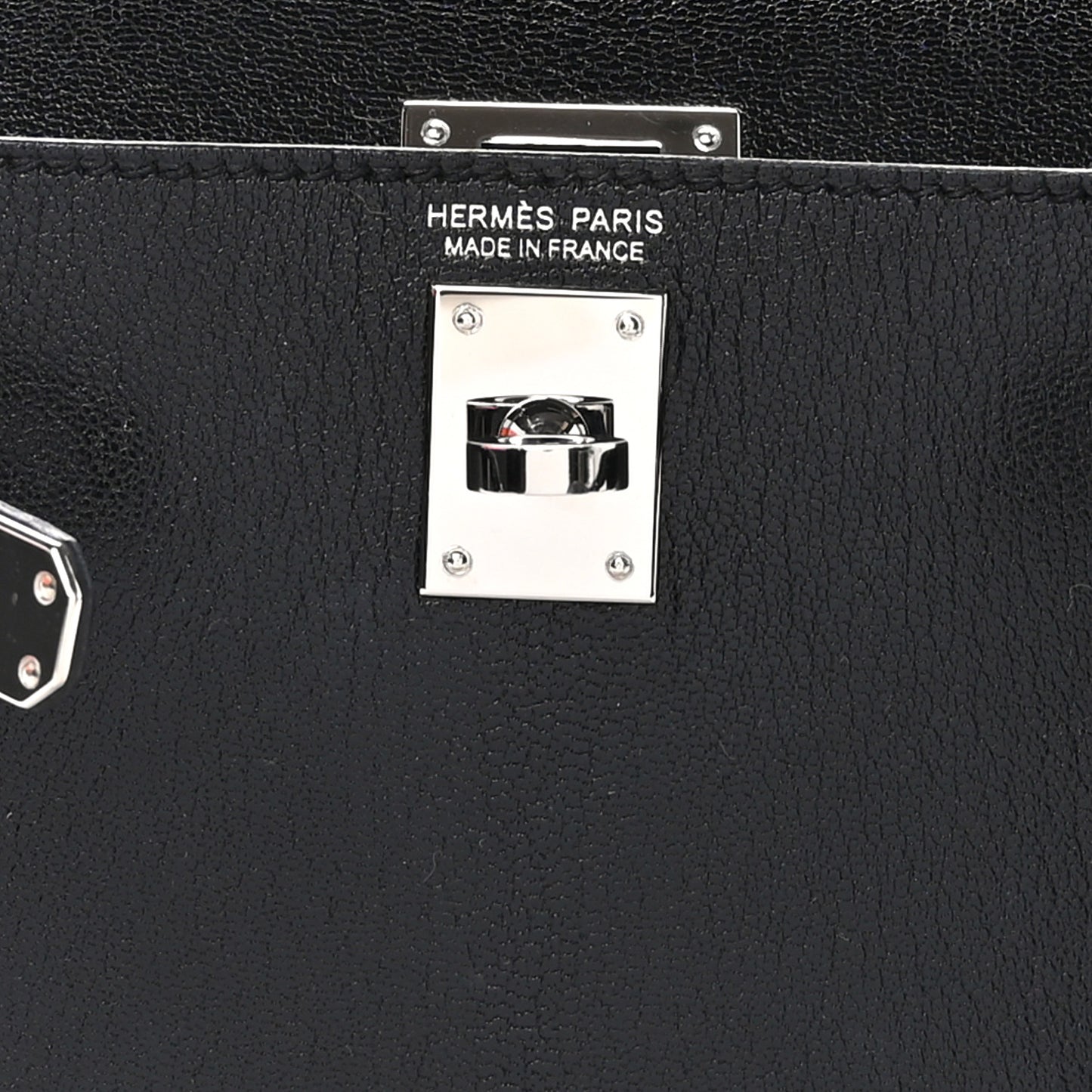 Chevre Chamkila Mini Kelly Sellier 20 Black