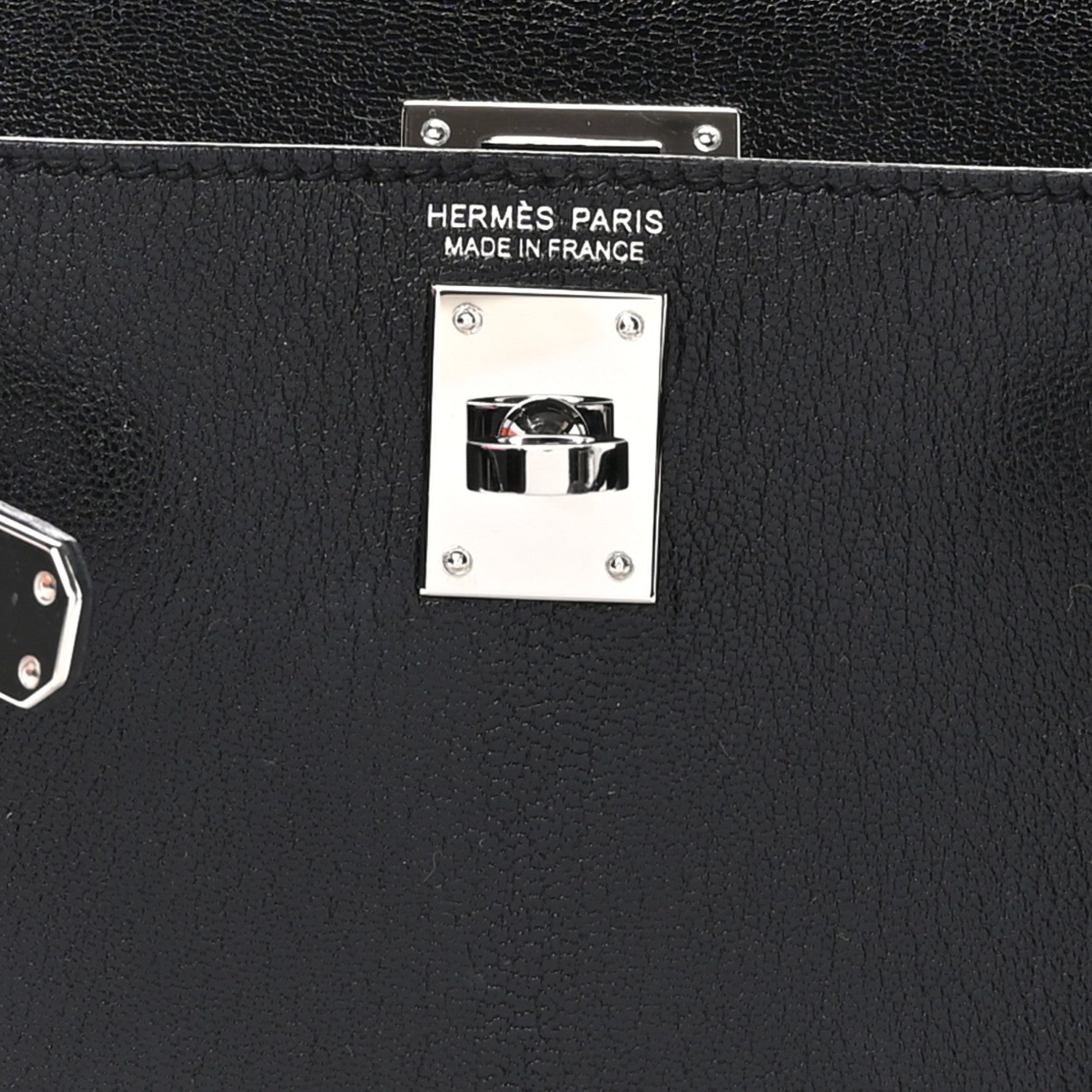 Hermes Chevre Chamkila Mini Kelly Sellier 20 Black 7 of 11