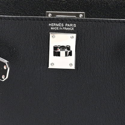 Hermes Chevre Chamkila Mini Kelly Sellier 20 Black 7 of 11