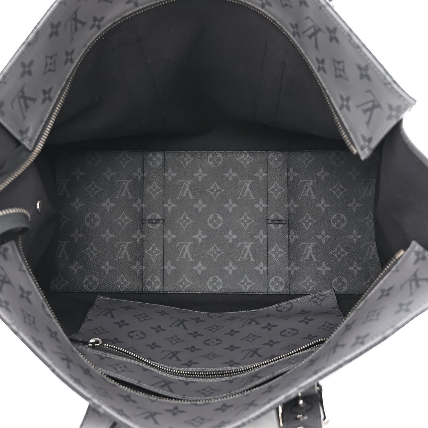 Monogram Eclipse Cabas Zippe GM Black
