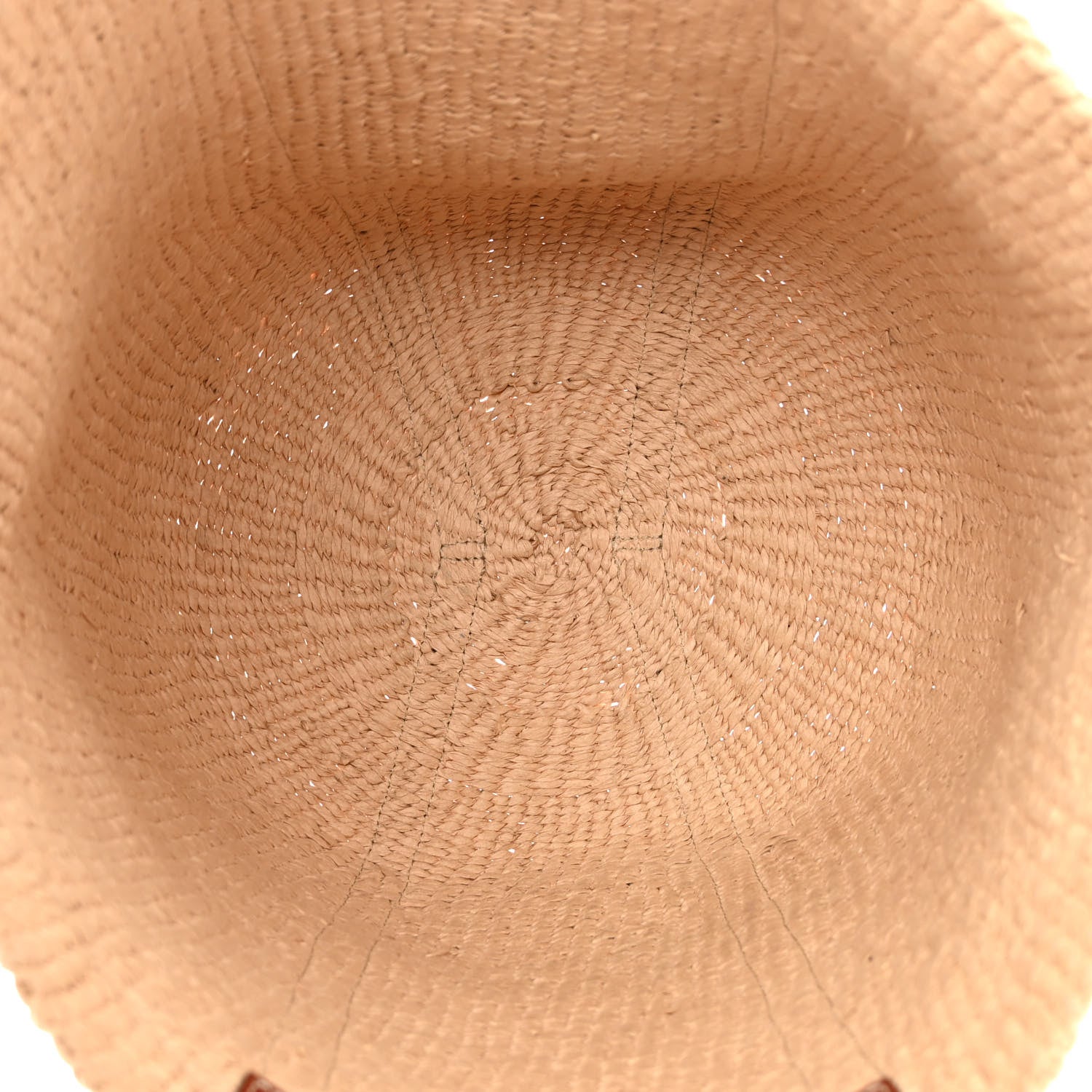 Chloe Raffia Calfskin Large Basket Tote Tan 5 of 9