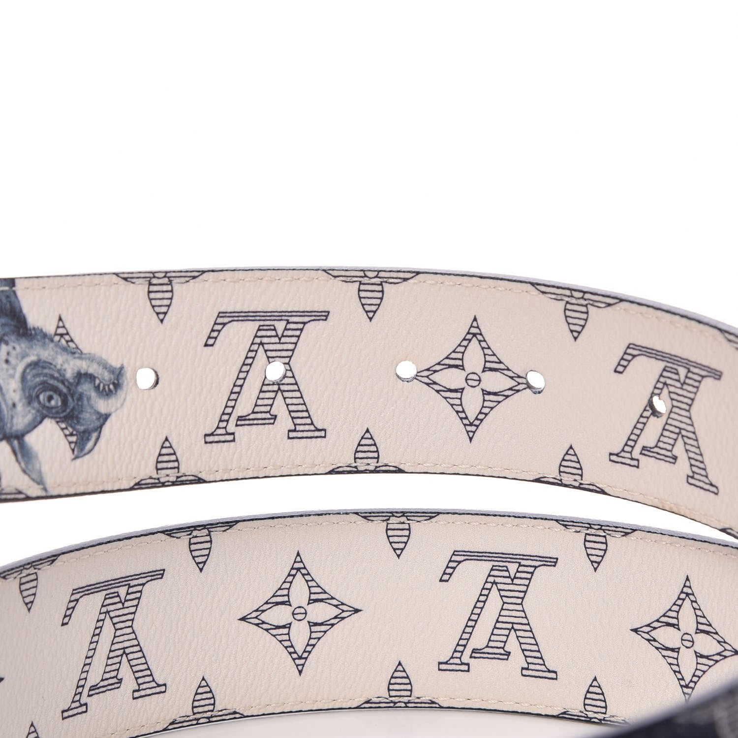 Louis Vuitton Savane Monogram Chapman Reversible Belt 5 of 6