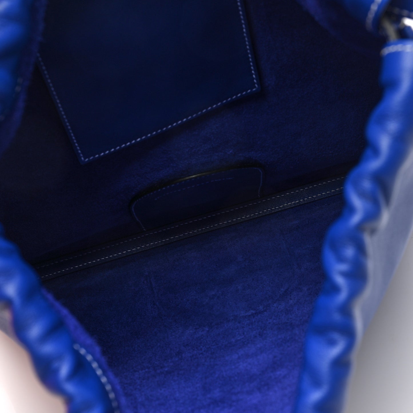 Cheri Calfskin Bridado Backpack Bleu Electrique