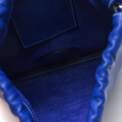 Hermes Cheri Calfskin Bridado Backpack Bleu Electrique 5 of 9