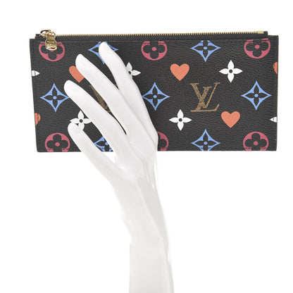 Louis Vuitton Game On Felicie Chain Wallet Zippered Insert Black 2 of 6