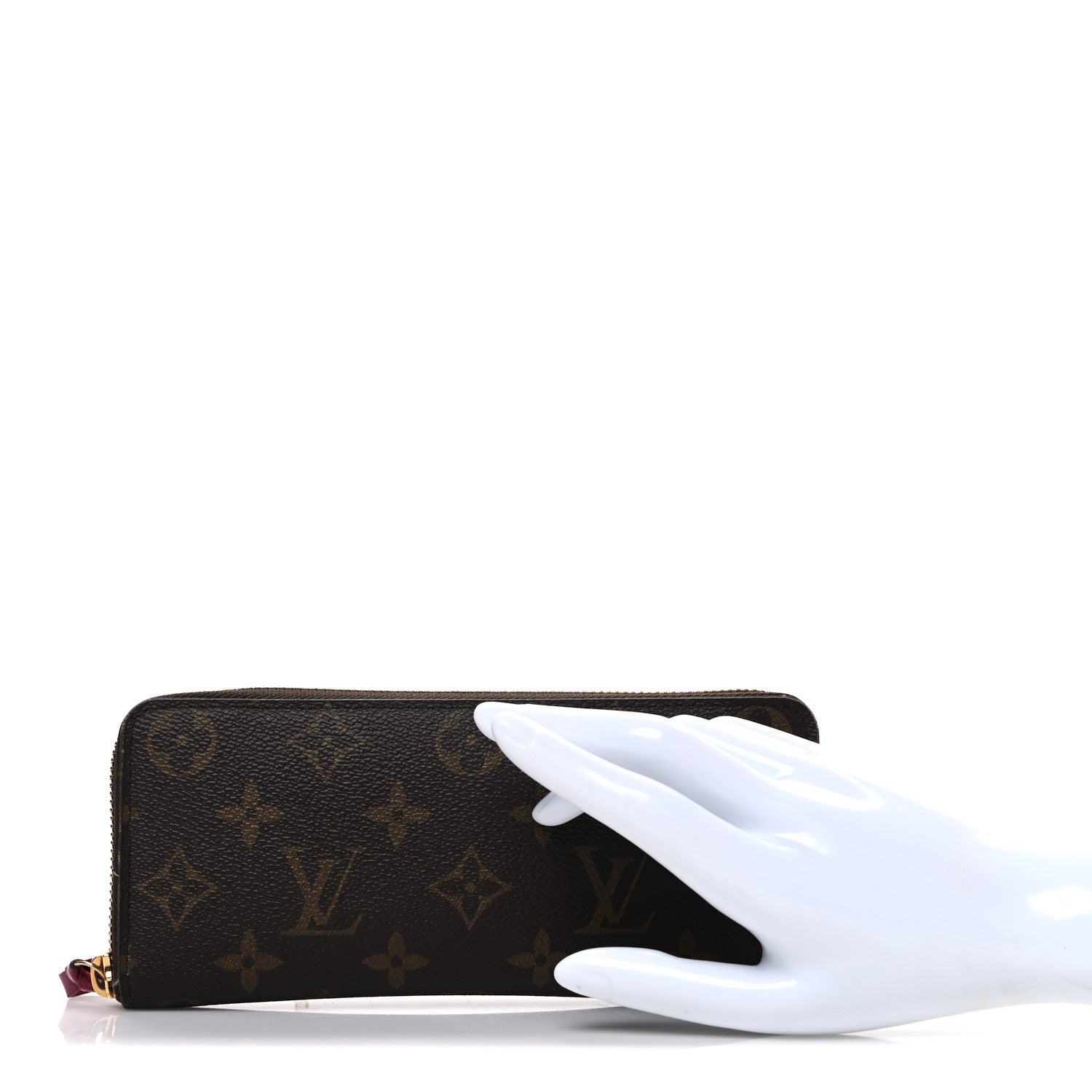 Louis Vuitton Monogram Clemence Wallet Fuchsia 2 of 10