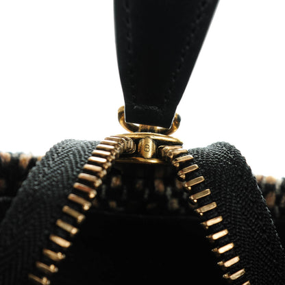 Celine Smooth Calfskin Tweed Mini Luggage Black 8 of 8