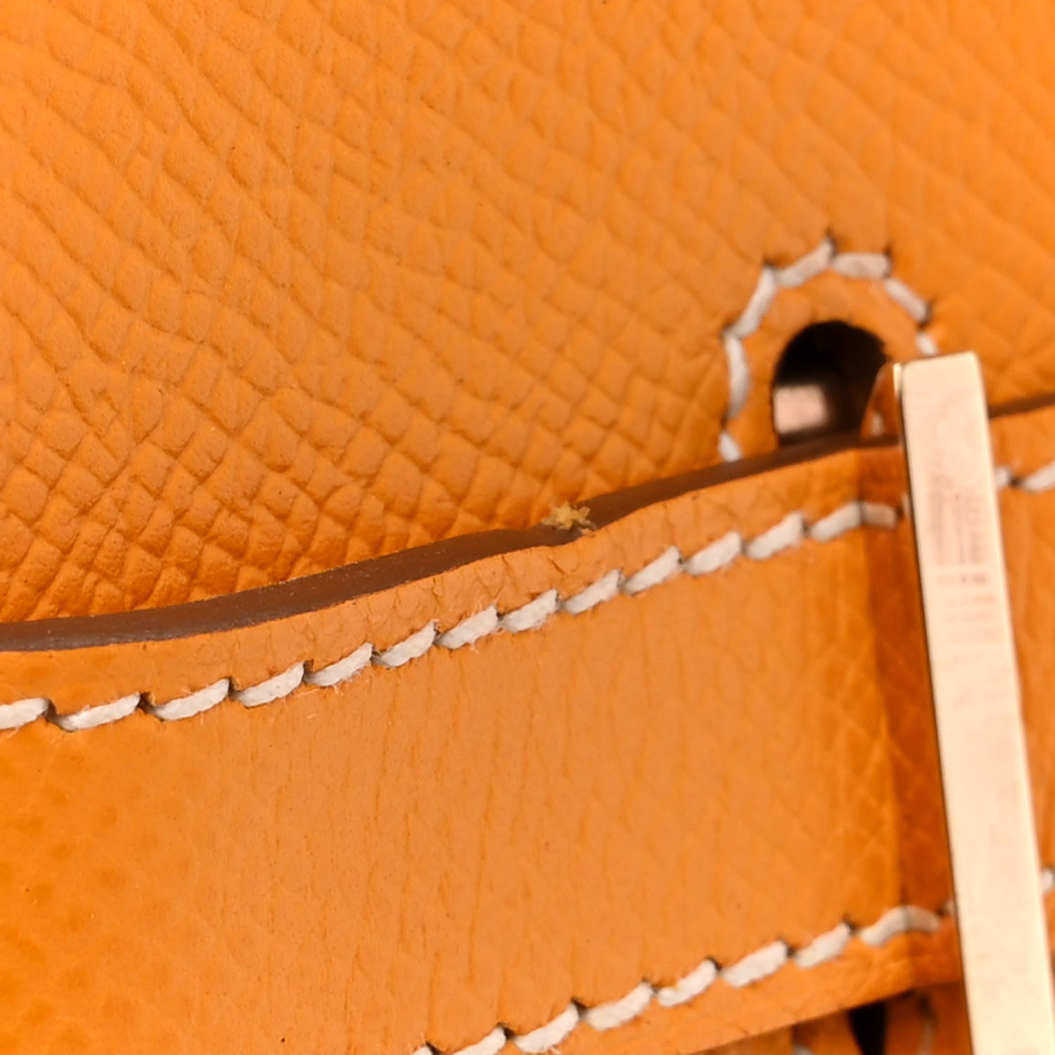 Hermes Epsom Candy Birkin 35 Jaune D'Or Feu 11 of 12