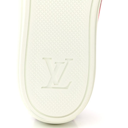 Louis Vuitton X UF Calfskin Tufted Monogram Stellar Sneakers 39.5 Black Red 6 of 11
