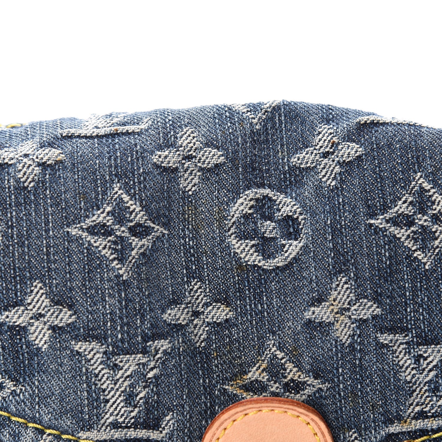 Louis Vuitton Monogram Denim Mini Pleaty Blue 8 of 12