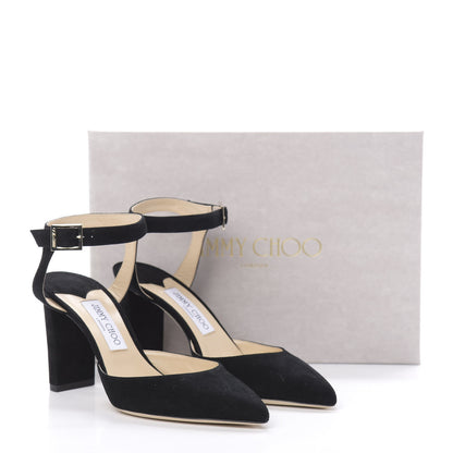 Jimmy Choo Suede Kambree 85 Pumps 40 Black 8 of 8